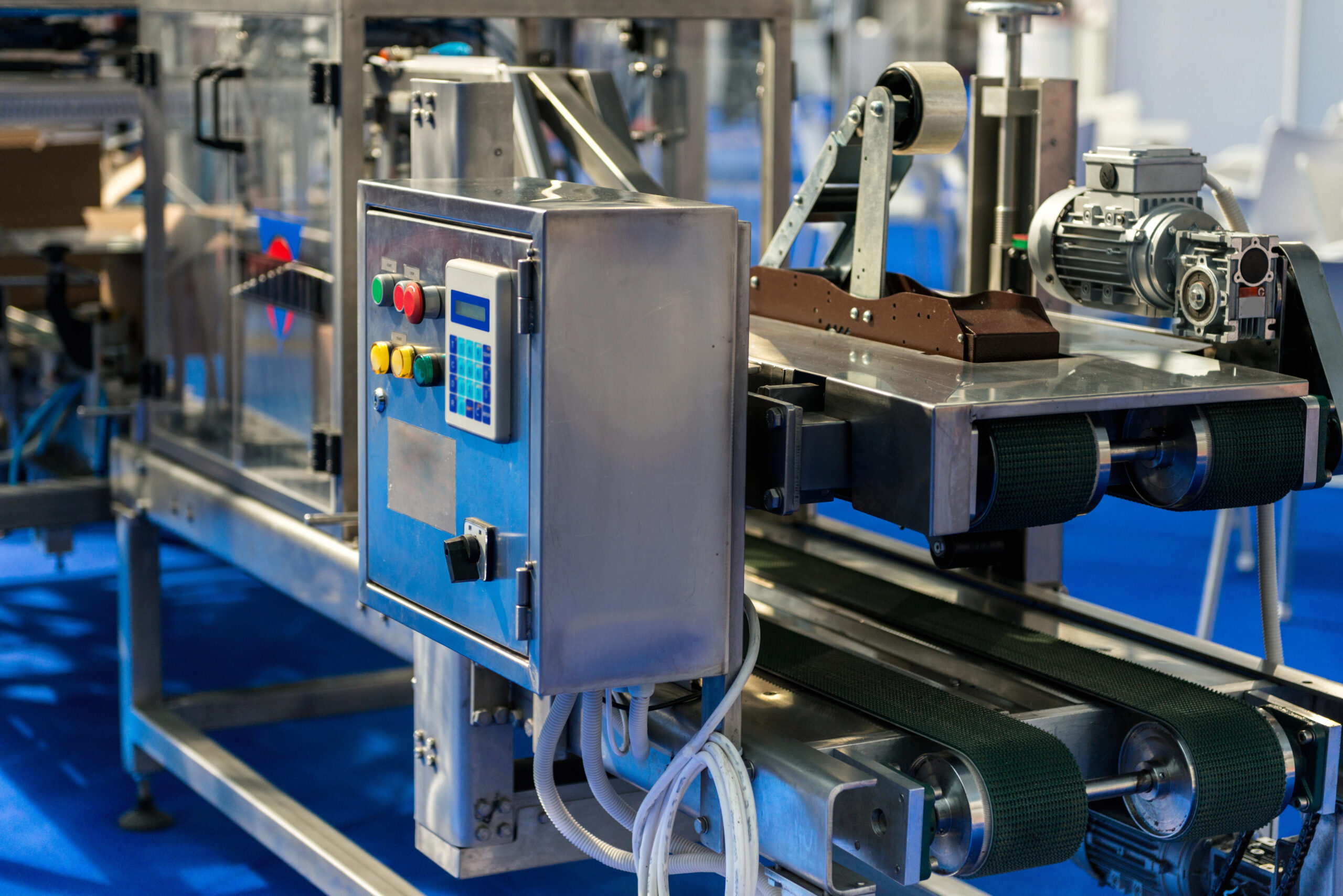 Factory machine on paused production line due to a cybersecurity issue
